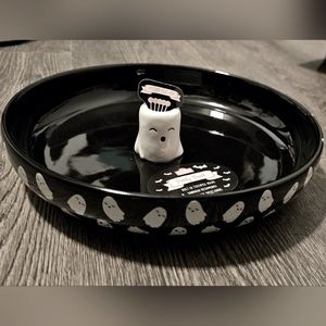 Ghost Party Bowl with Built-in Toothpick Holder NWT by 10 Strawberry Street
